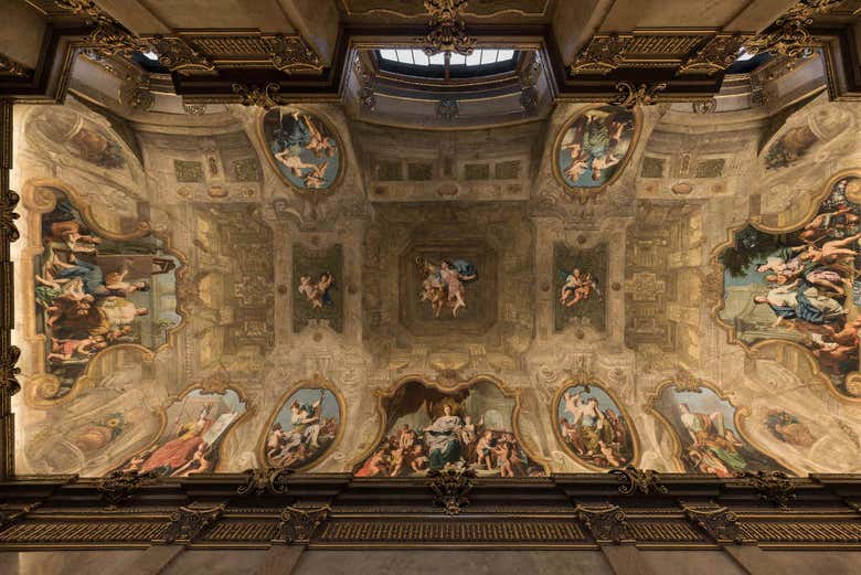Un des plafonds du musée du théâtre autrichien