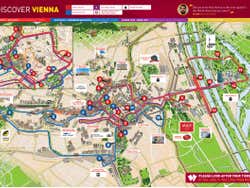 Plan des routes Big Bus Vienna