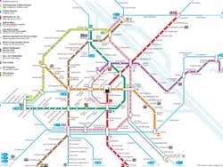 Plan du métro de Vienne