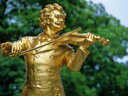 Stadtpark, la statue de Johann Strauss